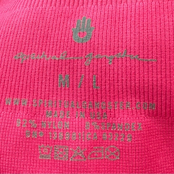 Spiritual Gangster Self Love Legging Watermelon Purple Tie Dye Leggings Size M/L - Picture 12 of 12